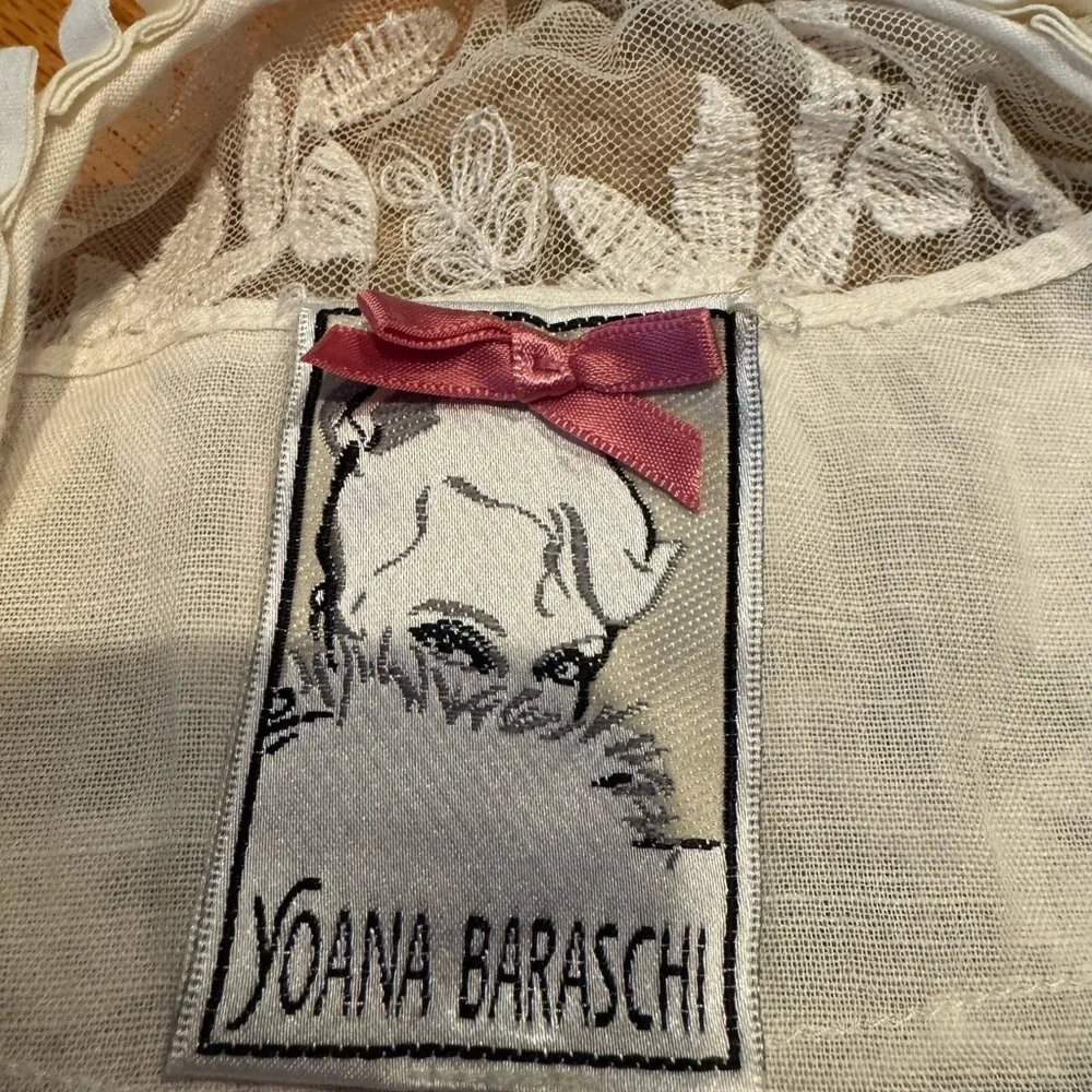 Yoana Baraschi Cream Embroidered Blouse - Picture 2 of 4